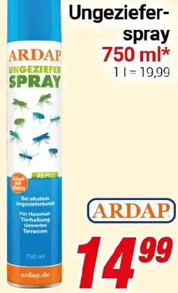 CENTERSHOP ARDAP Ungezieferspray Angebot