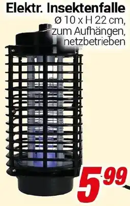 CENTERSHOP Elektr. Insektenfalle Angebot