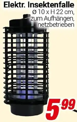 CENTERSHOP Elektr. Insektenfalle Angebot