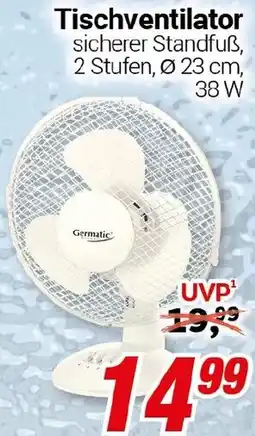 CENTERSHOP Germatic Tischventilator Angebot