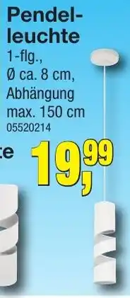 Möbelfundgrube Pendelleuchte Angebot