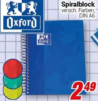 CENTERSHOP Oxford Spiralblock Angebot