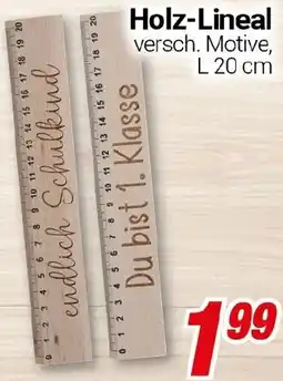 CENTERSHOP Holz-Lineal Angebot