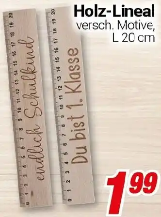 CENTERSHOP Holz-Lineal Angebot
