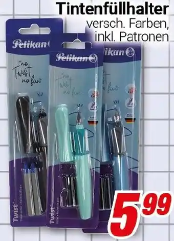 CENTERSHOP Pelikan Tintenfüllhalter Angebot