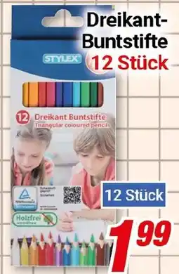 CENTERSHOP STYLEX Dreikant Buntstifte Angebot