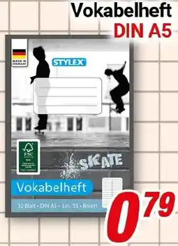CENTERSHOP STYLEX Vokabelheft DIN A5 Angebot