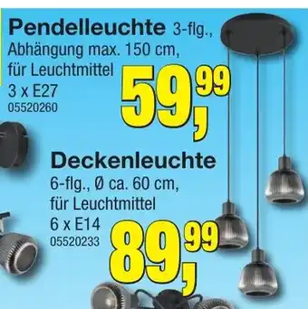 Möbelfundgrube Pendelleuchte Angebot