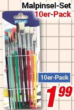 CENTERSHOP STYLEX Malpinsel-Set Angebot