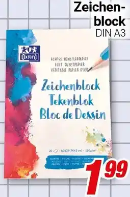 CENTERSHOP Oxford Zeichenblock DIN A3 Angebot