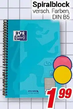CENTERSHOP Oxford Spiralblock Angebot