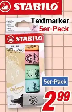 CENTERSHOP STABILO Textmarker Angebot