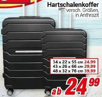 CENTERSHOP Hartschalenkoffer Angebot