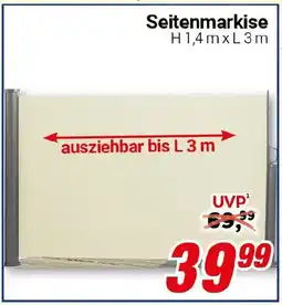 CENTERSHOP Seitenmarkise Angebot