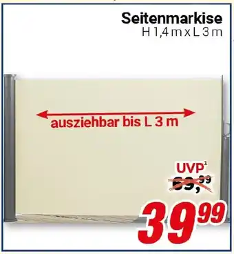 CENTERSHOP Seitenmarkise Angebot