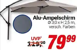 CENTERSHOP Alu-Ampelschirm Angebot