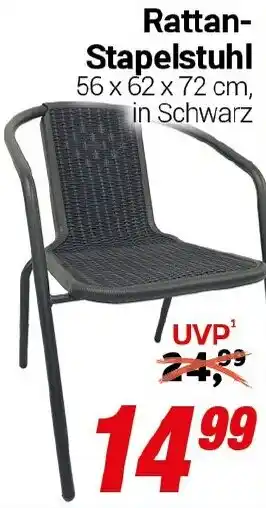 CENTERSHOP Rattan Stapelstuhl Angebot