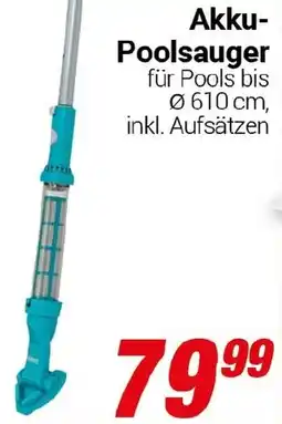 CENTERSHOP Akku Poolsauger Angebot