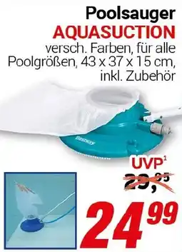 CENTERSHOP Poolsauger AQUASUCTION Angebot