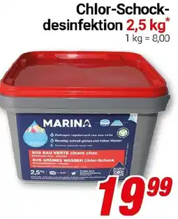 CENTERSHOP MARINA Chlor-Schockdesinfektion Angebot