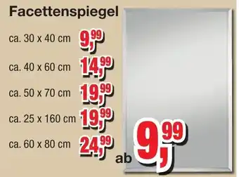 Möbelfundgrube Facettenspiegel Angebot