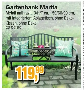Möbelfundgrube Gartenbank Marita Angebot