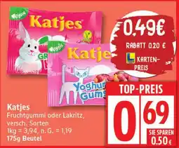 Elli Markt Katjes Fruchtgummi oder Lakritz Angebot