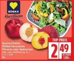 Elli Markt EDEKA Herzstücke Pfirsiche oder Nektarinen Angebot
