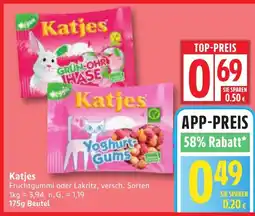 Edeka Katjes Fruchtgummi oder Lakritz Angebot