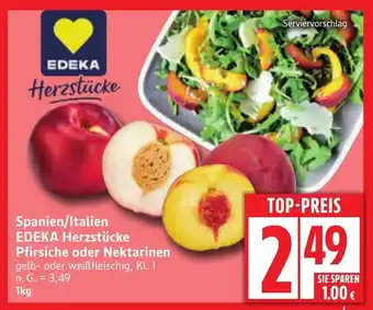 Edeka EDEKA Herzstücke Pfirsiche oder Nektarinen Angebot