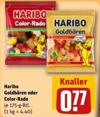 REWE Haribo Goldbären oder Color-Rado Angebot