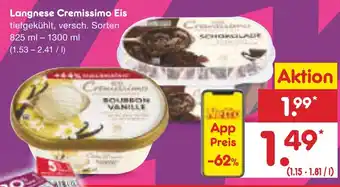 Netto Marken-Discount Langnese Cremissimo Eis Angebot