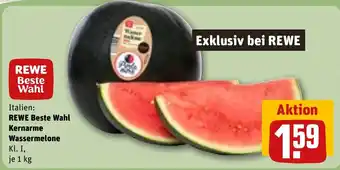REWE REWE Beste Wahl Kernarme Wassermelone Angebot