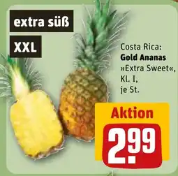 REWE Gold Ananas >>Extra Sweet<<, Angebot