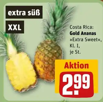 REWE Gold Ananas >>Extra Sweet<<, Angebot