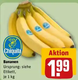 REWE Chiquita Bananen Angebot