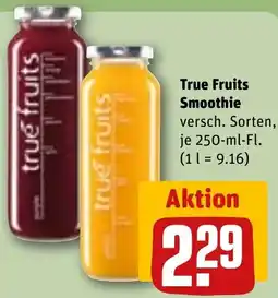 REWE True Fruits Smoothie Angebot