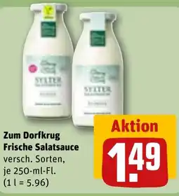 REWE Zum Dorfkrug Frische Salatsauce Angebot