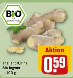 REWE Bio Ingwer Angebot