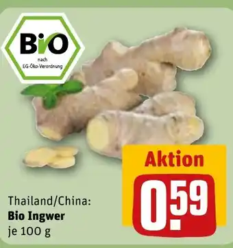 REWE Bio Ingwer Angebot