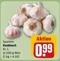 REWE Knoblauch Angebot