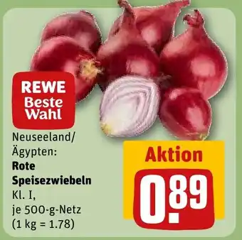 REWE Rote Speisezwiebeln Angebot