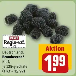 REWE Deutschland: Brombeeren Angebot