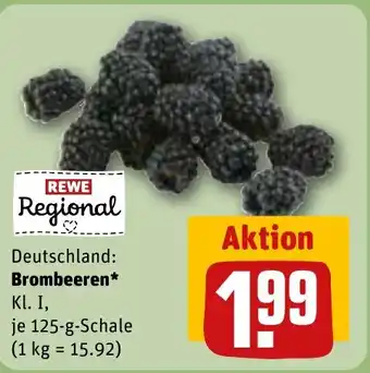 REWE Deutschland: Brombeeren Angebot