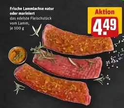 REWE Frische Lammlachse natur oder mariniert Angebot