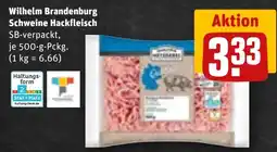REWE Wilhelm Brandenburg Schweine Hackfleisch Angebot