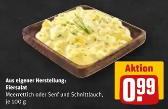 REWE Aus eigener Herstellung: Eiersalat Angebot