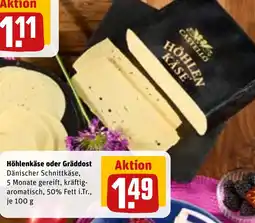 REWE Höhlenkäse oder Gräddost Angebot