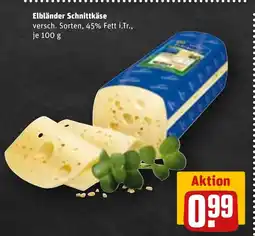 REWE Elbländer Schnittkäse Angebot