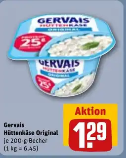 REWE Gervais Hüttenkäse Original Angebot
